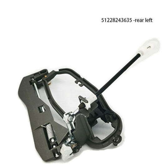ya 5 8.7 1 Pair Rear Door Handle Carrier for BMW X5 X6 E53 99-06 51228243636 51228243635
