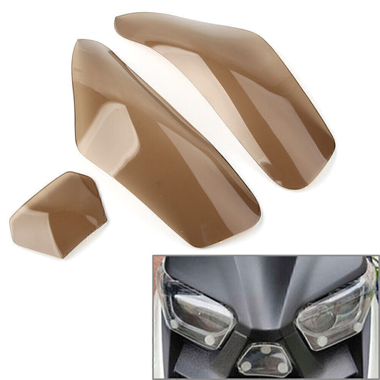 ya 4 6.22 Front Headlight Guard Shield Screen Lens for Yamaha XMAX250 XMAX300 17-18 Smoke
