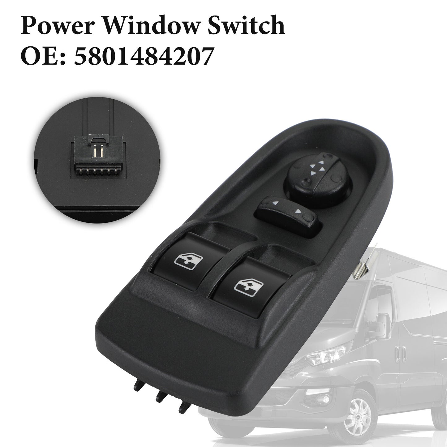 ya 1 8.5.1 Power Window Switch 5801484207 for IVECO DAILY 2011-2014 EWS/VC/003A