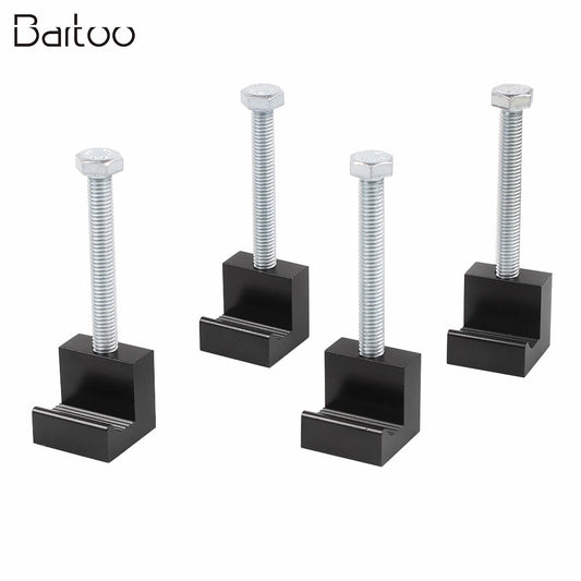 ya 8 5.27 Aluminum Mounting Kit Parts Clamps for Pickup Truck Tool Box Tie Down 4PCS