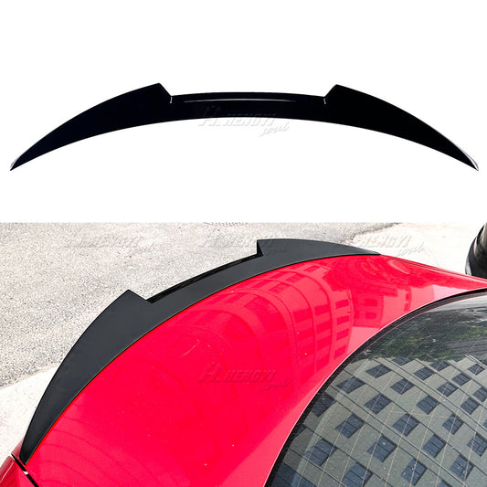ya 3 6.25.3 Gloss Black M4 Style Trunk Spoiler Duckbill for for BMW F22 M235i M240i & F87 M2 14+