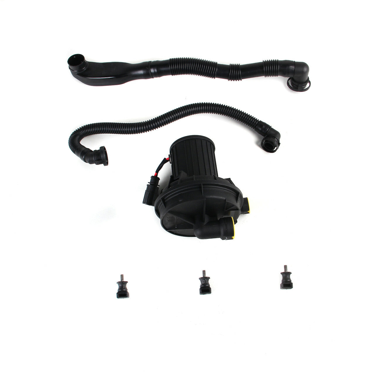 ya 5 8.7 Secondary Air Pump + 3x Mount + Hose Set Fit for VW for Passat for Audi A4 06A959253E