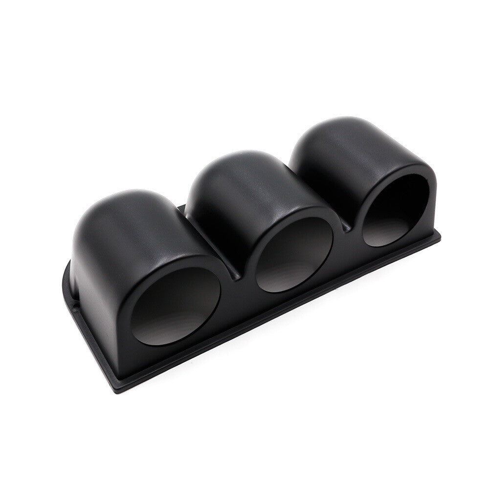 ya 5 8.7 2'' 52mm Universal Black ABS 3 Triple Dash Gauge Meter Pod Car Auto Mount Holder
