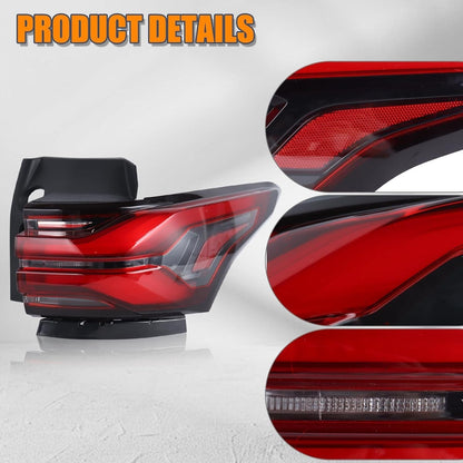 ya 10 10.28 For 2022-2024 Traverse LED Tail Light Rear Brake Lamp Left&Right Side n