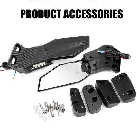 ya 3 6.25 Motorcycle rearview mirror amber light suitable for Kawasaki ZX6R ZX10R ZX12R