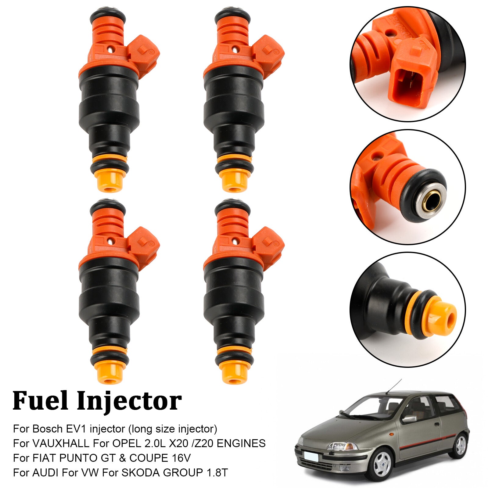 ya 1 8.5.3 4PCS 310CC Fuel Injector 0280150785 for Vauxhall for for Audi for