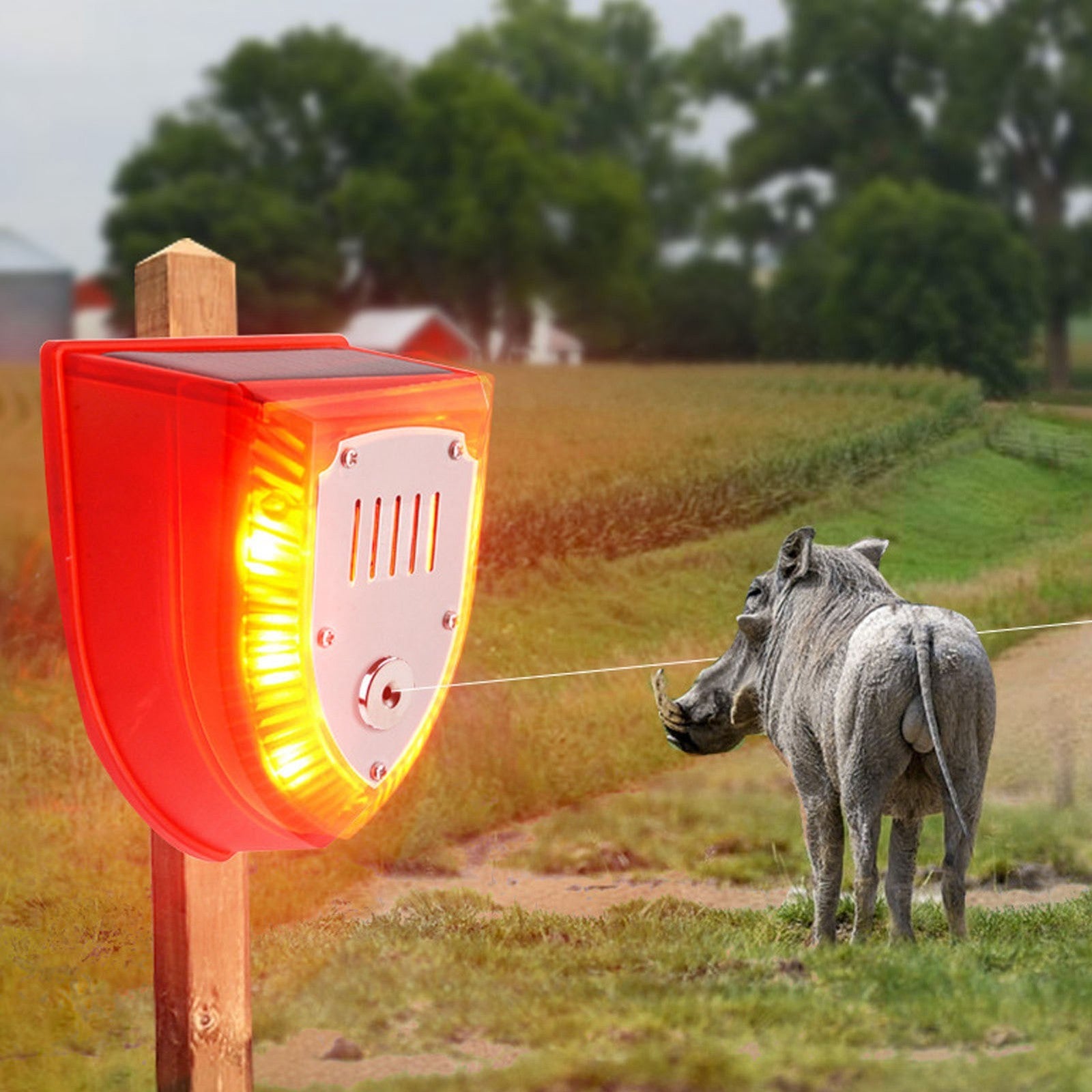 ya 14 Animal Repellent USB Interface Charging Energy Saving Solar Powered Animal