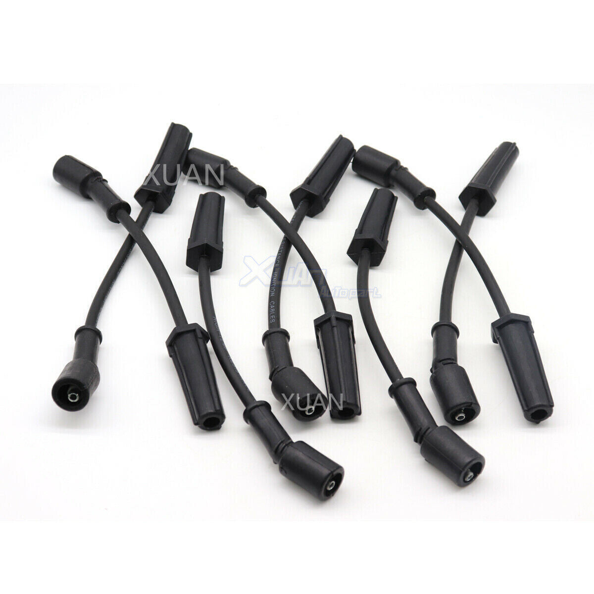 ya 5 8.7 8pcs NEW Spark Plugs Wires for GMC for Sierra for Chevy for Silverado for Hummer 5.3 6.0 9748HH