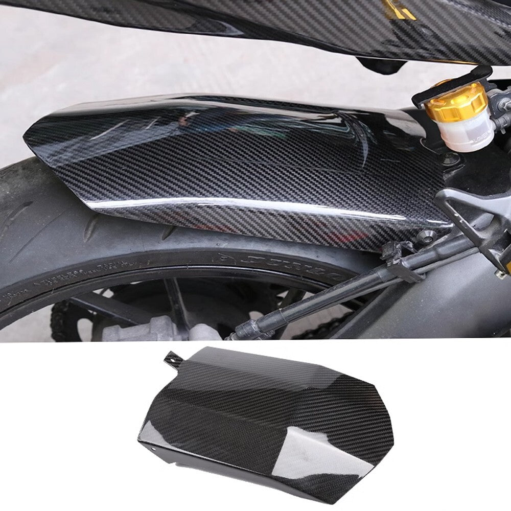 ya 5 8.7 For 2017-2020 MT-09 MT09 FZ09 Carbon Fiber Rear Hugger Fender Extended version