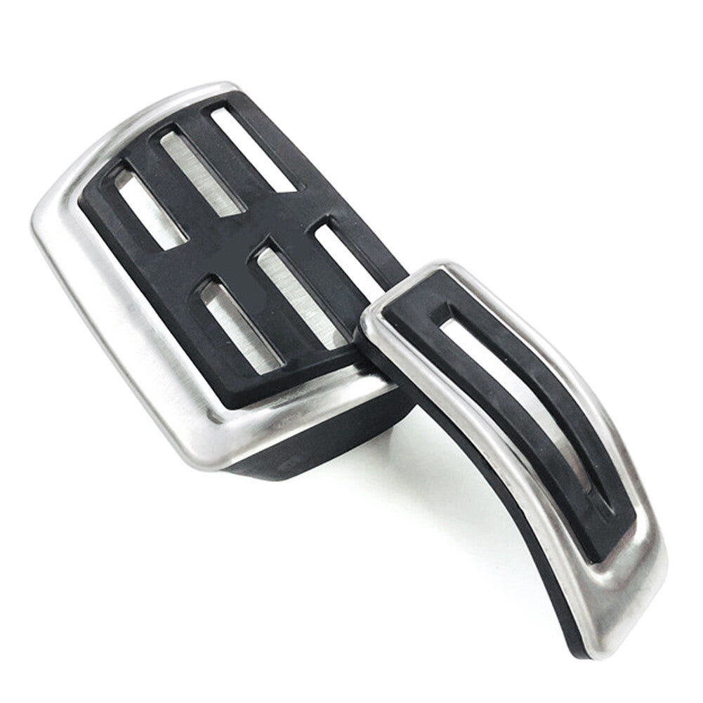 ya 9 6.5.2 Stainless Steel Car Brake Gas Pedals Cover for Audi A4 A5 A6 A7 A8 Q3 Q5 2008-15