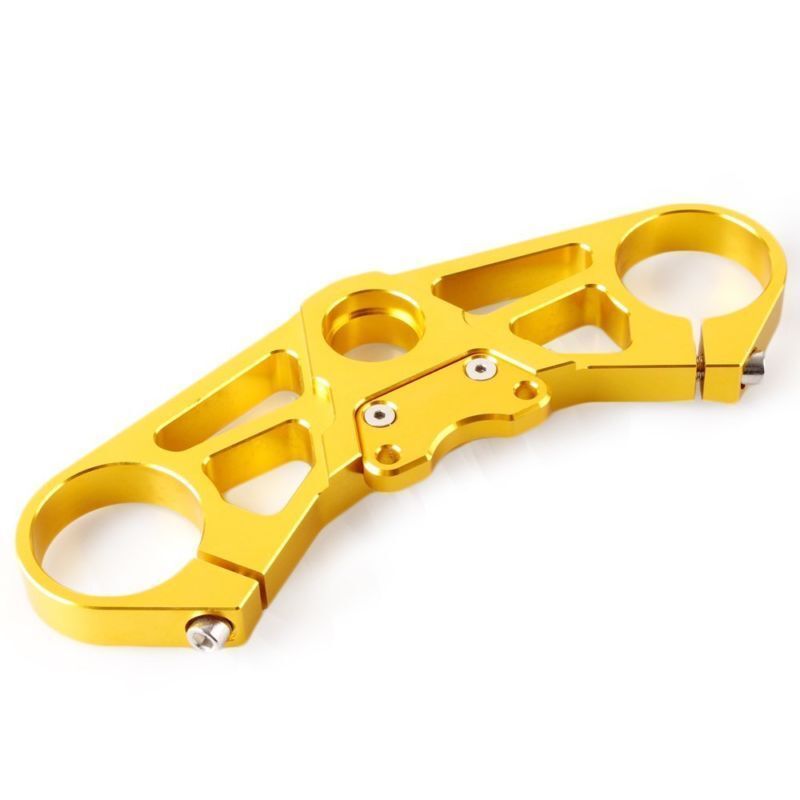 ya 5 8.7 Triple Tree Front End Upper Top Clamp for Suzuki GSXR 1000 2005 2006 Gold Motor