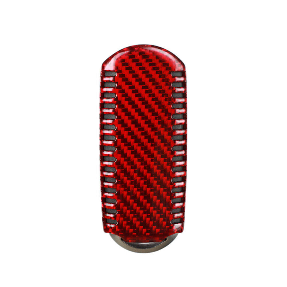 ya 5 8.7 Remote Key Fob Cover Fit for Mazda 2 3 5 6 CX-3 CX-5 CX-9 2009- Carbon Fiber Red wa