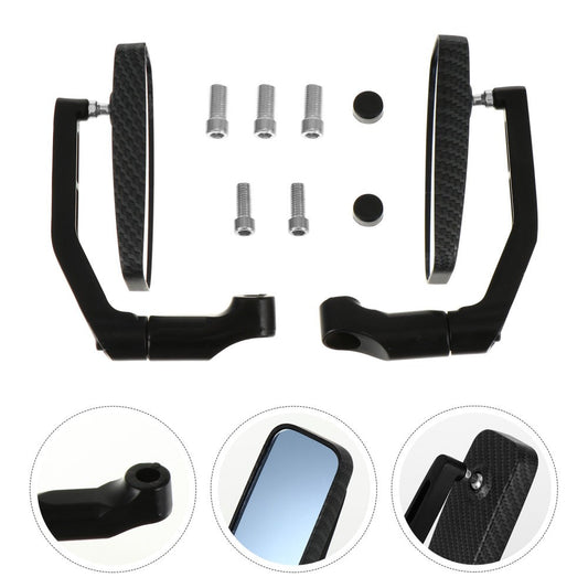 ya 4 6.21 2 Pcs Motorcycle Mirror Aluminum Alloy Rearview Motorbike Wing Mirrors