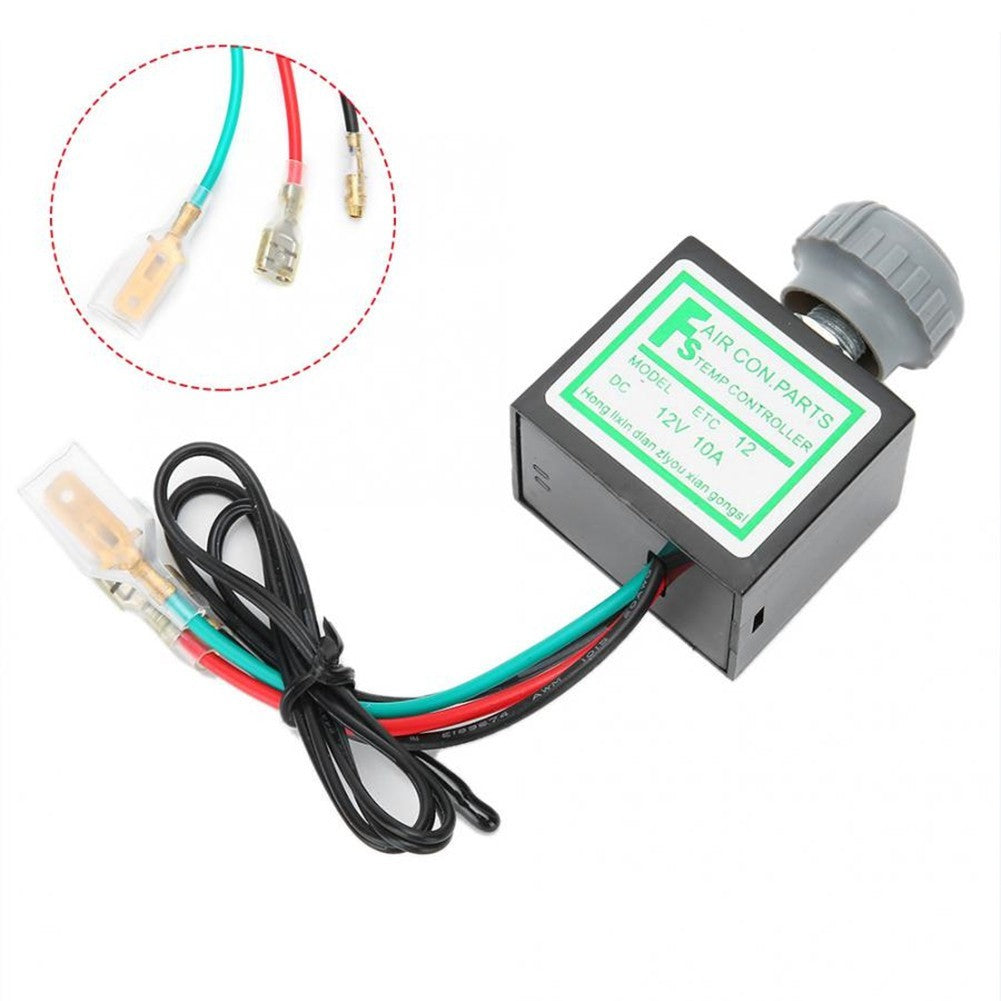 ya 12 5.28 Thermostat AC Thermostat Switch AC-Thermostat Switch Adjustable Car Knob 10A-12V