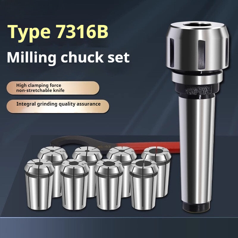 MT3 Milling Chuck Set for Precision Sleeve Chuck Taper Shank Milling Chuck Set