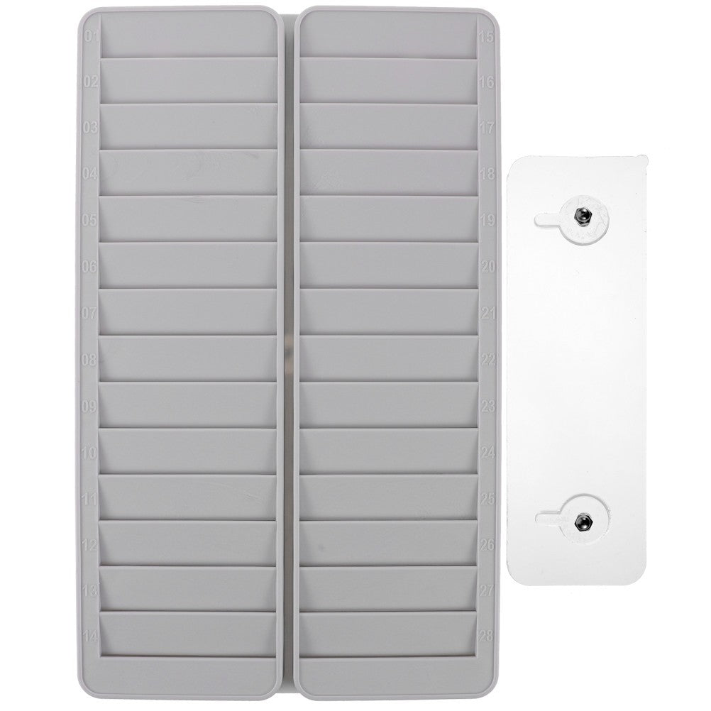 ya 25 Time Cards for Employees Display Rack Attendance Holder Wall Timecard Mount