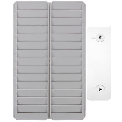 ya 25 Time Cards for Employees Display Rack Attendance Holder Wall Timecard Mount