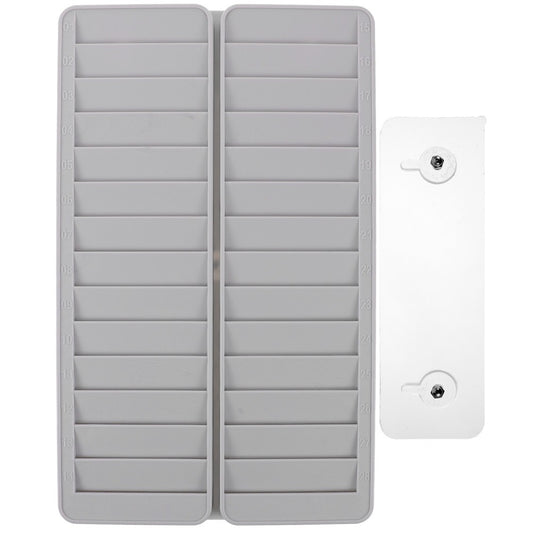 ya 25 Time Cards for Employees Display Rack Attendance Holder Wall Timecard Mount