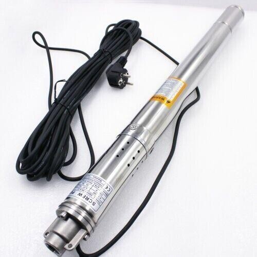 ya 25 1000L/h Submersible Well Pump, 2-Inch Diameter, Deep- Well Screw Pump, 50mm Size