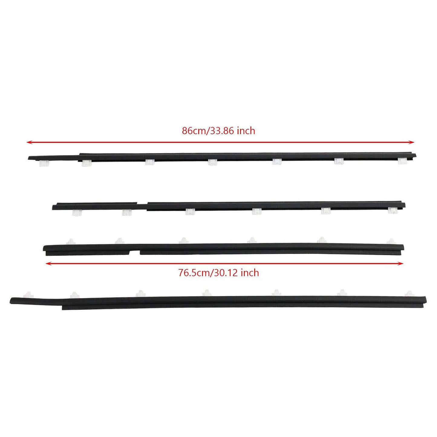 ya 5 8.7 4P Window Glass Sealing Door Belt Strip for Toyota for Land Cruiser FZJ80 FJ80 1990-97