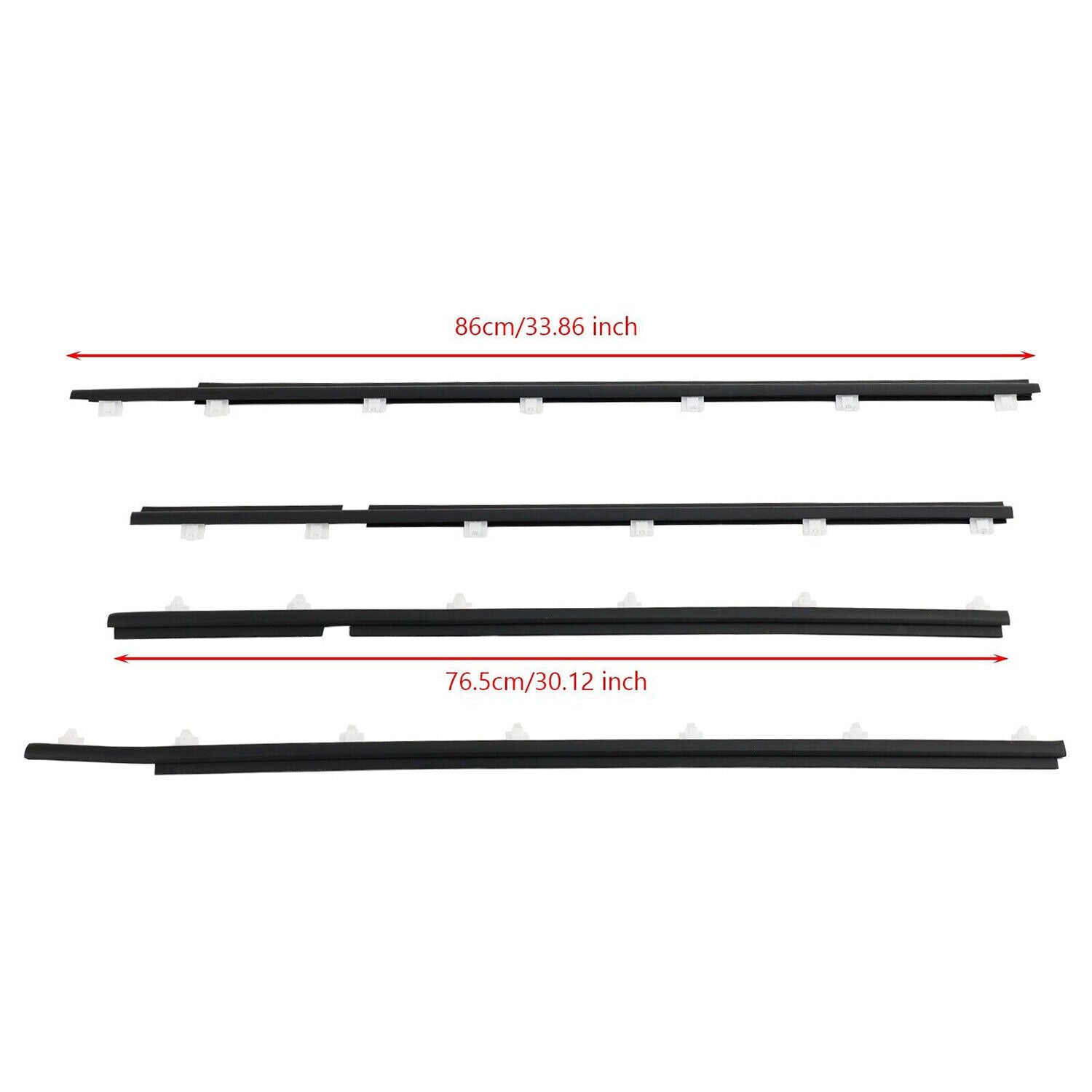 ya 5 8.7 4P Window Glass Sealing Door Belt Strip for Toyota for Land Cruiser FZJ80 FJ80 1990-97