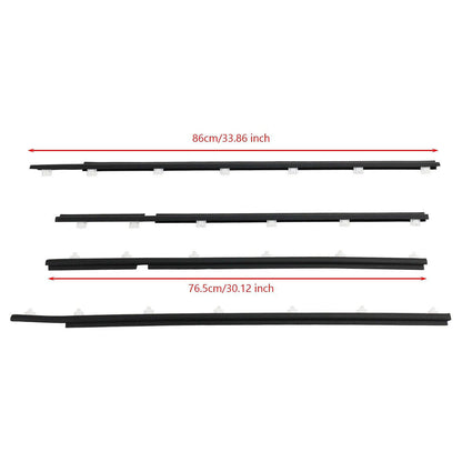 ya 5 8.7 4P Window Glass Sealing Door Belt Strip for Toyota for Land Cruiser FZJ80 FJ80 1990-97