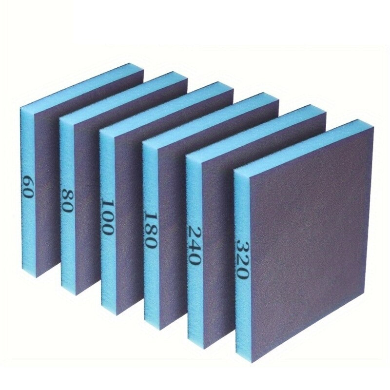 ya 14 6Pcs Sanding Sponge 60 80 100 180 240 320 Grit Sanding Block Sanding Paper Block