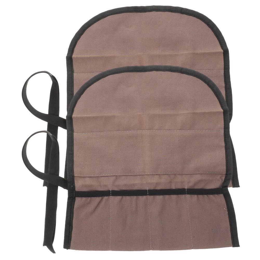 ya 26 2 Pcs Waxed Canvas Tool Bag with Organizer Pocket Foldable Carrier