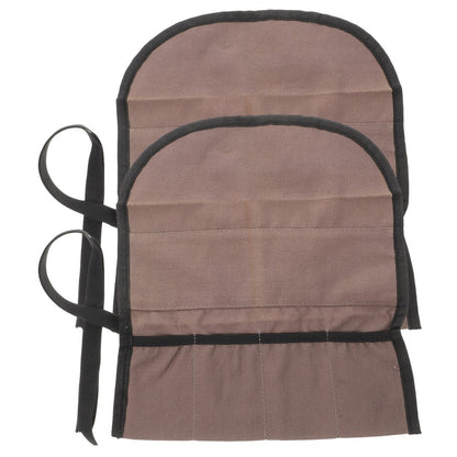 ya 26 2 Pcs Waxed Canvas Tool Bag with Organizer Pocket Foldable Carrier