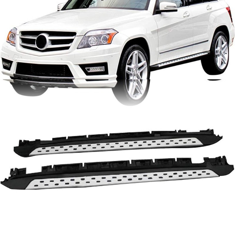 ya 1 7.8 For 2010-2015 for Benz GLK350 X204 Factory Style Running Boards Side Step Bars LH&RH