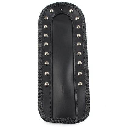 ya 5 8.7 Rear Fender Bib Solo for SEAT for Harley Sportster XLH 1200 1100 883 PU-Leder Black