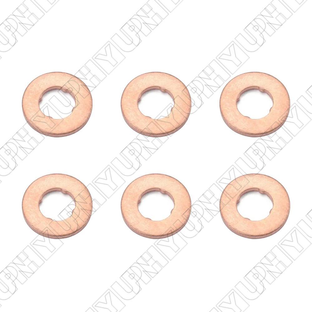 ya 9 6.5.3 6Pcs Lower Fuel Injector Gasket Ring 924867 for BMW 1 2 3 4 5 Series Replacement