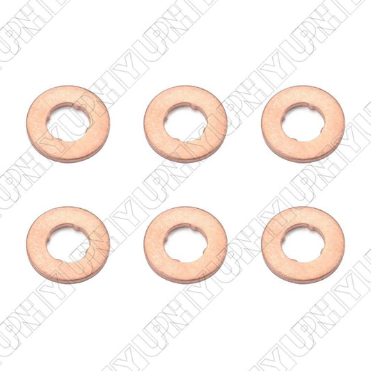 ya 9 6.5.3 6Pcs Lower Fuel Injector Gasket Ring 924867 for BMW 1 2 3 4 5 Series Replacement