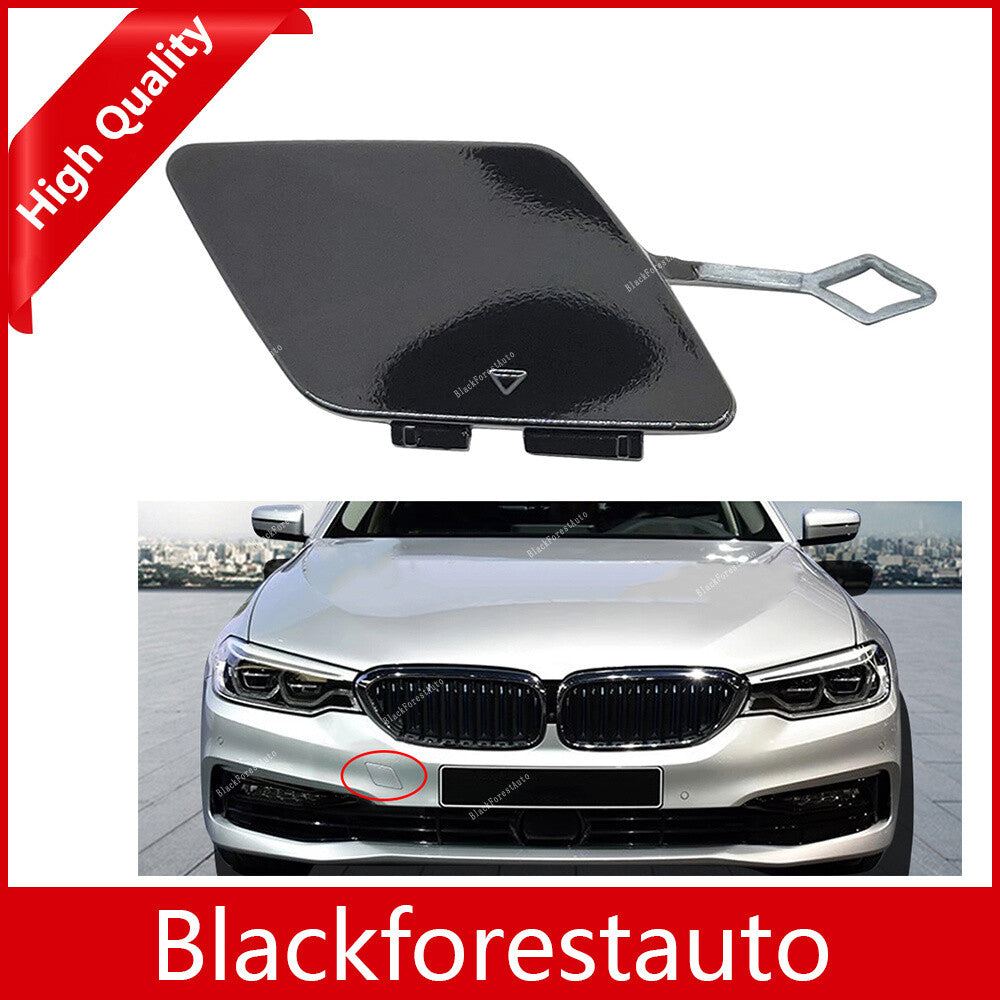 ya 27 6.18 #51117427448 Front Bumper Tow Cover Fits 2017 2018 for BMW 530e 530i xDrive 540i