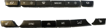 ya 1 8.12 baidi Suitable for 5 6 7 F10 F01 F12 button cover air conditioning climate control panel kit 2008-16