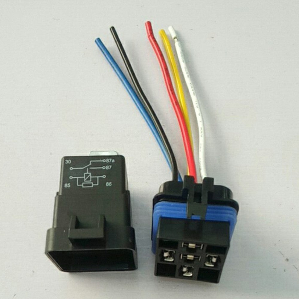ya 5 8.7 12 V Waterproof Socket Car Relay Automotive Connectors Spdt 5 Pin