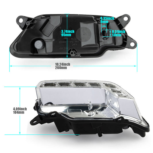 ya 1 7.4 Left Daytime Running Light for Mercedes-Benz E350 E550 2010 - 2016 E63 AMG 2010-15
