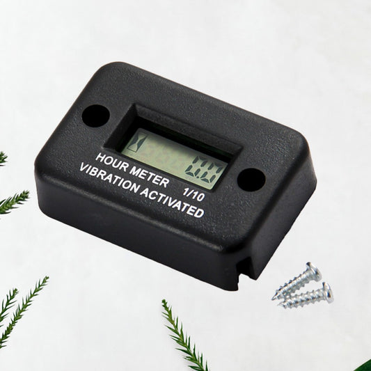 ya 2 6.29 Waterproof Vibration Timer Dirt Bike Hour Meter Digital Small Engine Tachometer