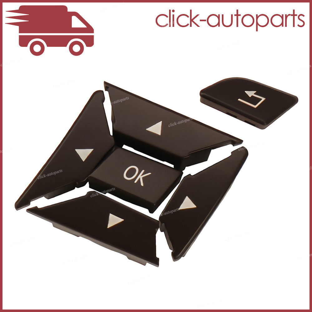 ya 13 Left Steering Wheel Control Button Multi Switch Cap for Mercedes C Class Brown