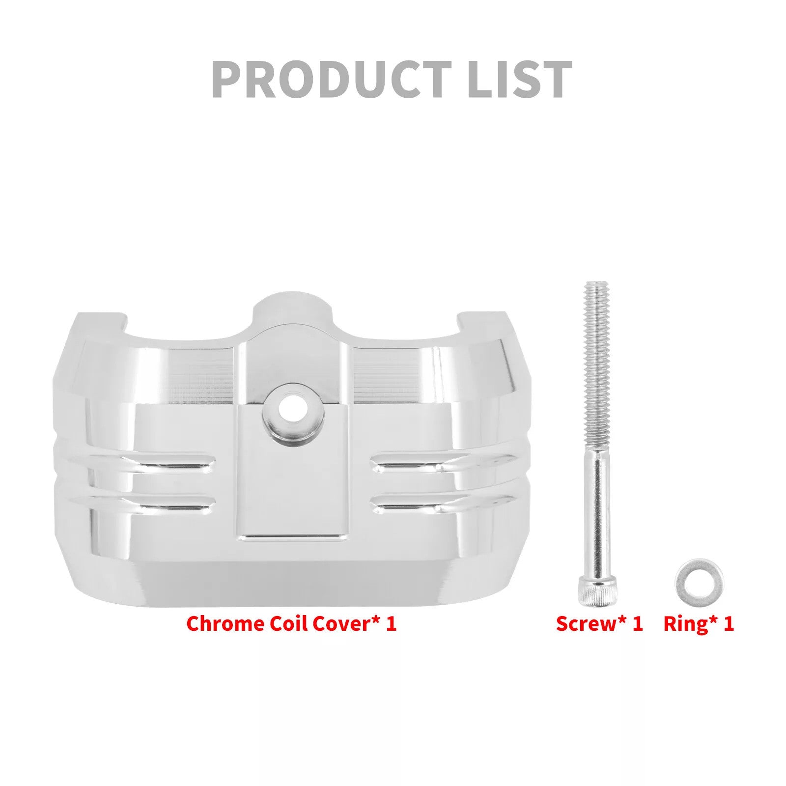 ya 5 8.7 Chrome CNC coil protective cover suitable for Harley Softail Breakout Street Fat Bob 2018-2024