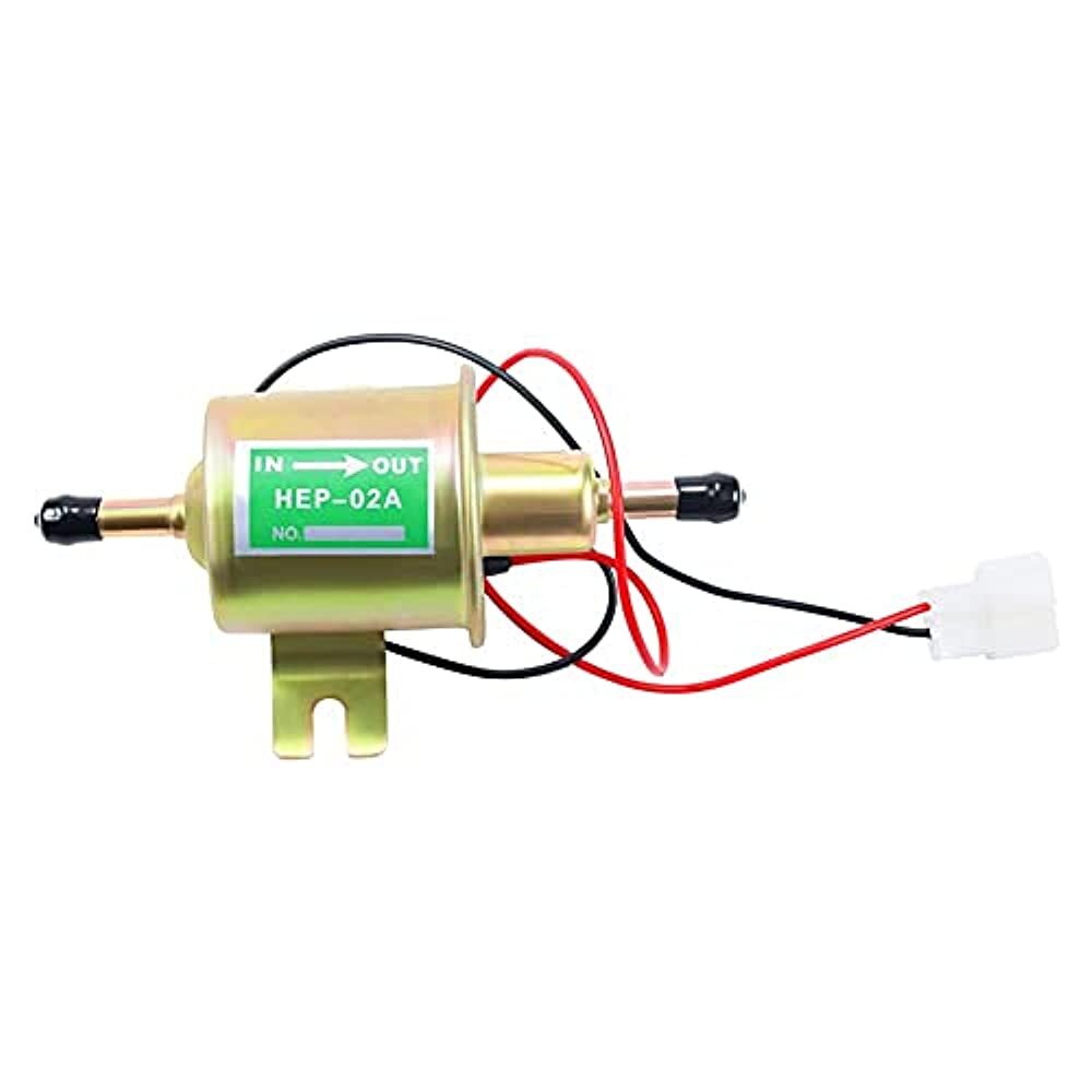 ya 27 7.2 Electric Fuel Pump Low Pressure Heavy Duty Inline 12V Universal Metal Solid