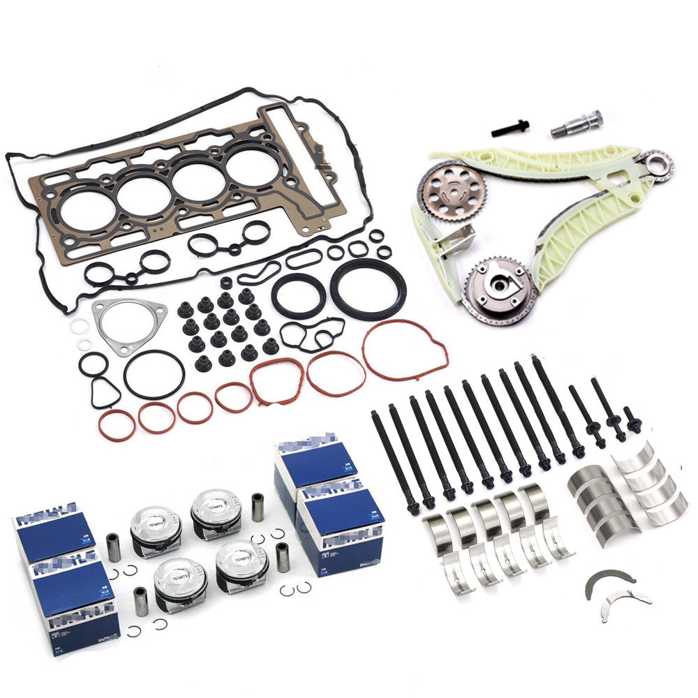 ya 11 10.28 Engine Rebuild Overhaul Kit w/ Timing Kit N14B16 1.6T for Mini Cooper S R55