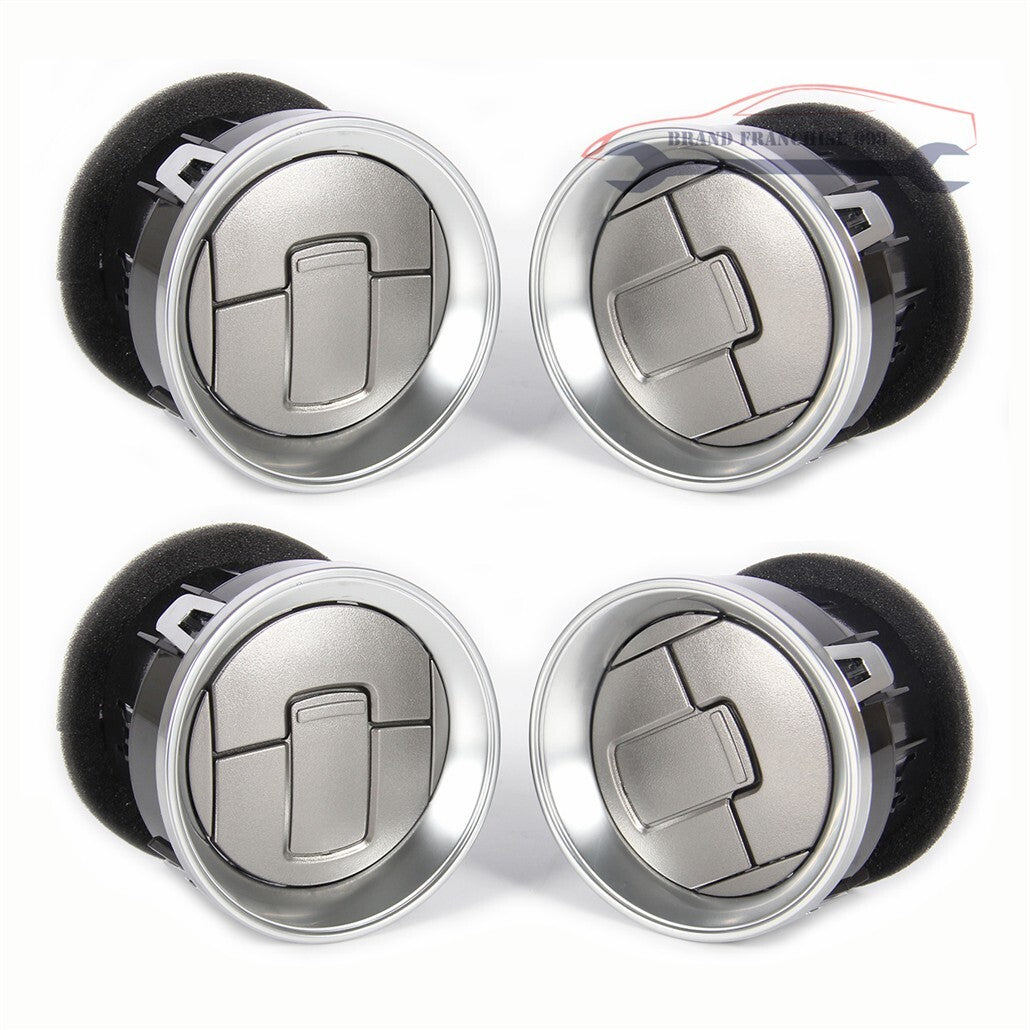 ya 9 6.5 4 * Silver Dashboard AC Vents Fit for Ford F150 Lobo 09-14 #CL3Z19893EA# 