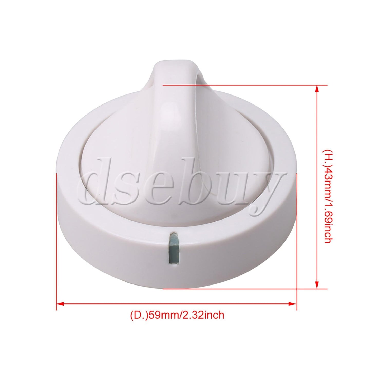 ya 26 2 Pcs 131873500 Dryer Timer Control Knob White Replace AP2107778 WE01X10082