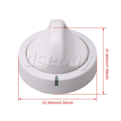 ya 26 2 Pcs 131873500 Dryer Timer Control Knob White Replace AP2107778 WE01X10082