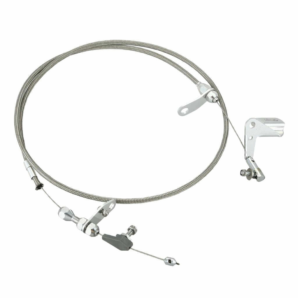 ya 5 8.7 Braided Stainless Kickdown Cable Kit for 727 Torqueflite for Dodge for Chrysler U*