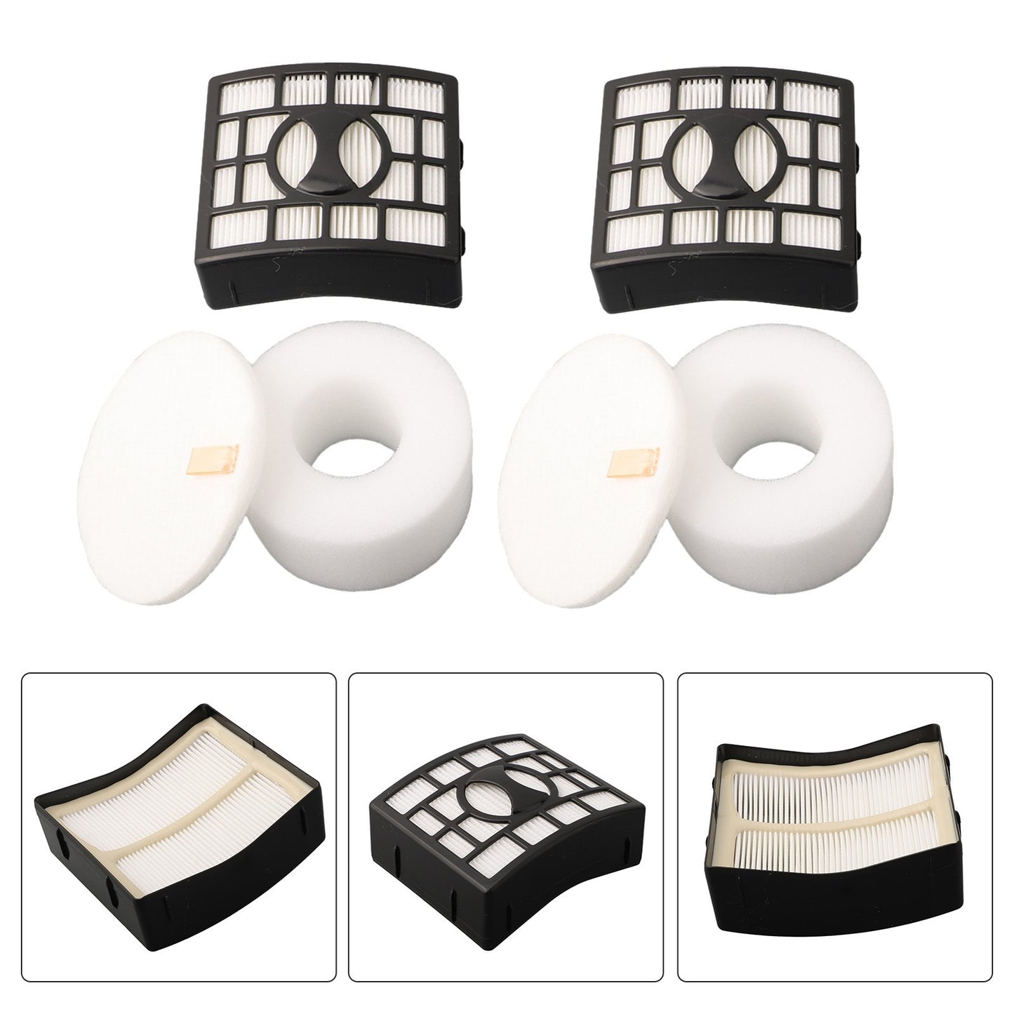 ya 25 new Home Filters Vacuum Cleaner 1 Set Easy To Install Filter Dust