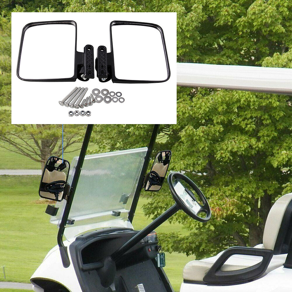 ya 5 8.7 1Pair for Golf Cart Mirrors Side Rear View Fits Club Car Ezgo for Yamaha Side Mirror