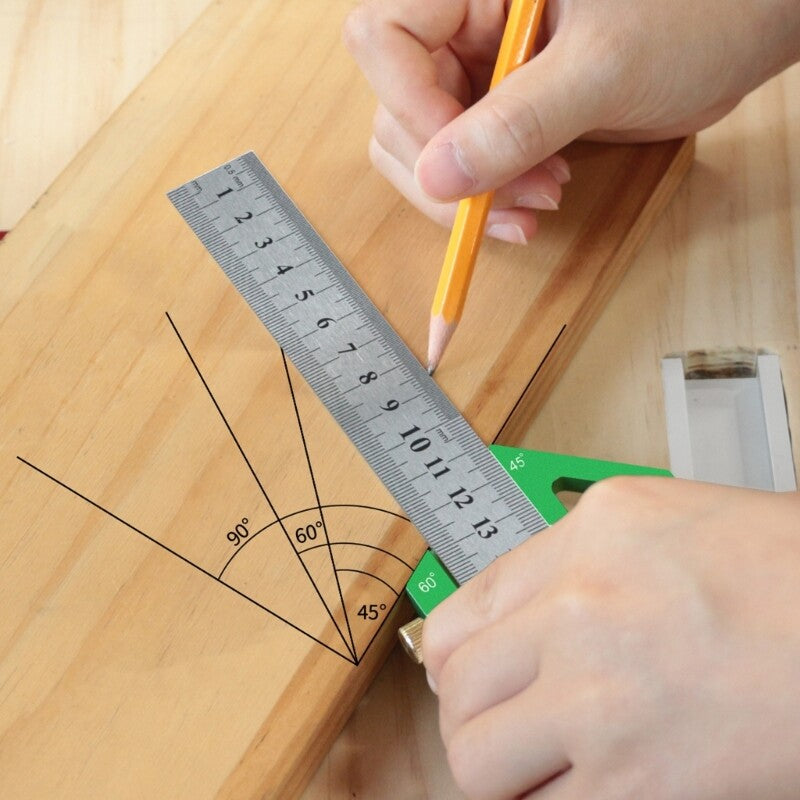 ya 14 Carpentry Layout Tool Center Marking Positioning Ruler Woodworking Ruler