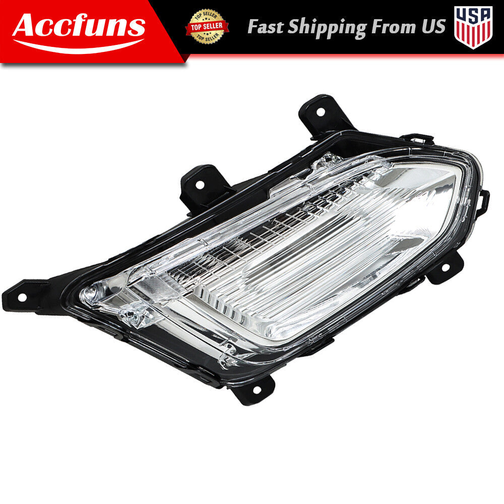 ya 10 10.28 Passenger/Right-side LED Fog Light Assembly Chrome Alloy for Equinox 2016-2